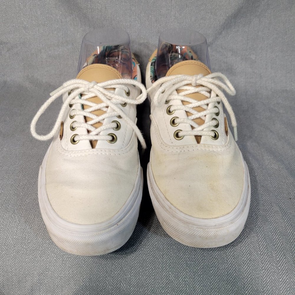 Vans Lace-up tennis shoe- White Size 8 Womens, 6.5 mens